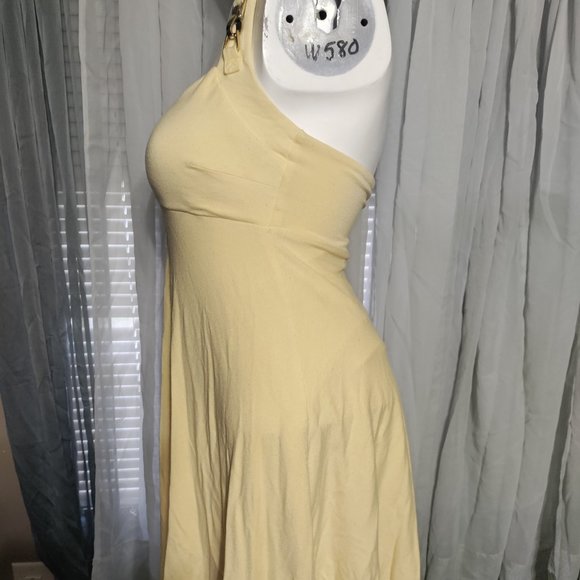 Cache - Yellow Haltered Mini Dress - Picture 6 of 13